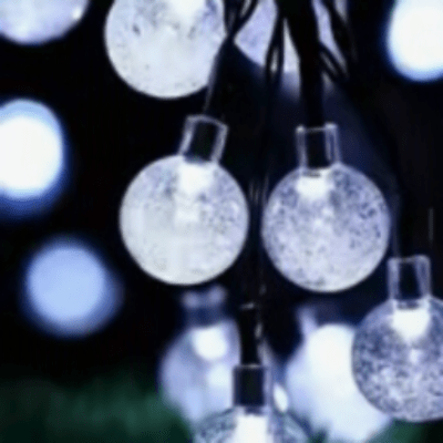 GUIRLANDE LUMINEUSE EXTERIEUR | MINI BOULE - Déco Jardin Soleil