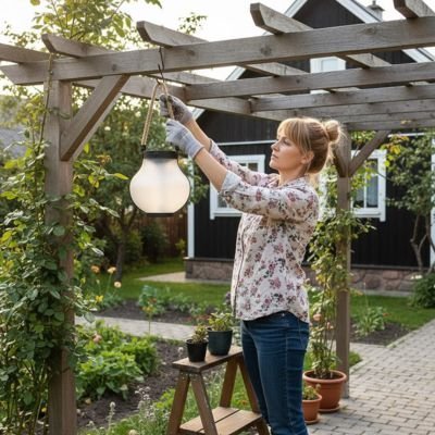 Lanterne exterieur solaire | Écologique - Déco Jardin Soleil