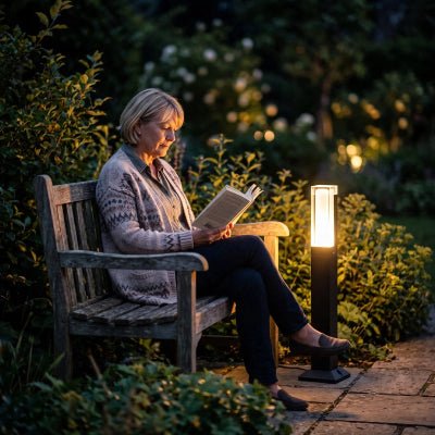 LUMINAIRE EXTERIEUR SUR PIED | ALUMINA - Déco Jardin Soleil