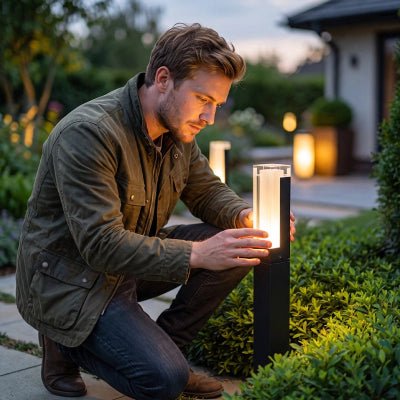 LUMINAIRE EXTERIEUR SUR PIED | ALUMINA - Déco Jardin Soleil