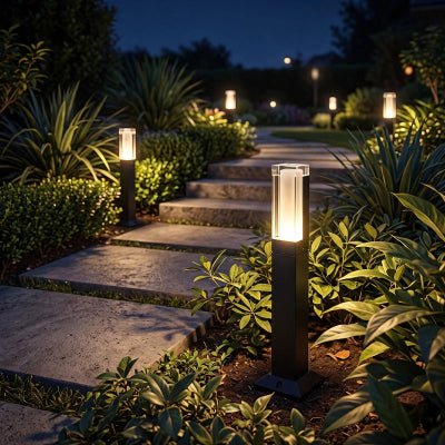 LUMINAIRE EXTERIEUR SUR PIED | ALUMINA - Déco Jardin Soleil