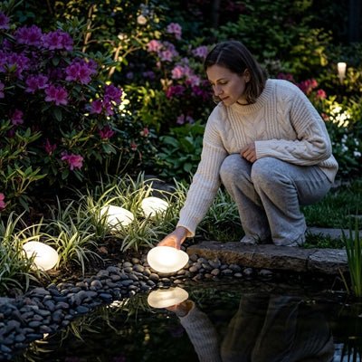LUMINAIRES SOLAIRES EXTERIEURS | CAILLOU - Déco Jardin Soleil