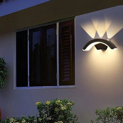 Éclairage extérieur mural | Demi - lune - Déco Jardin Soleil