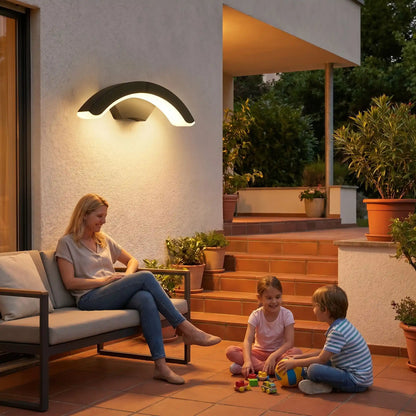 Éclairage extérieur mural | Demi - lune - Déco Jardin Soleil