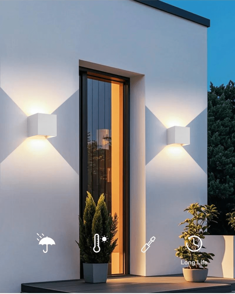 Éclairage extérieur mural | Moderno - Déco Jardin Soleil