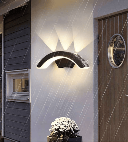 Éclairage extérieur mural | Demi - lune - Déco Jardin Soleil