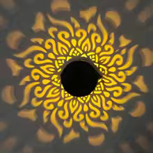 eclairage exterieur terrasse style mandala