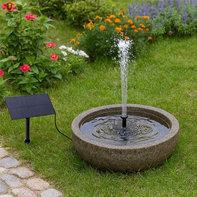 Fontaine solaire | Écologique - Déco Jardin Soleil