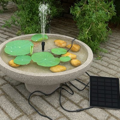 Fontaine solaire | Écologique - Déco Jardin Soleil