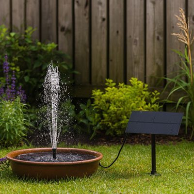 Fontaine solaire | Écologique - Déco Jardin Soleil