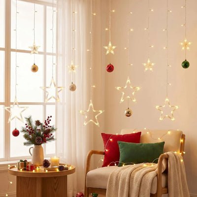 GUIRLANDE EXTERIEURE NOEL | GLACON ETOILES - Déco Jardin Soleil