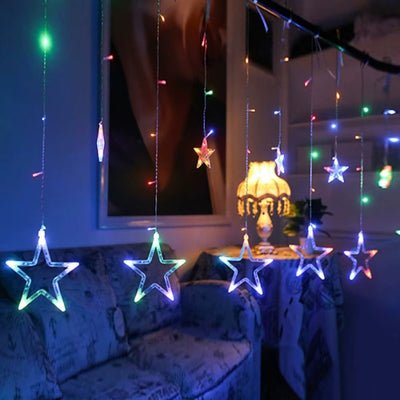 GUIRLANDE EXTERIEURE NOEL | GLACON ETOILES - Déco Jardin Soleil
