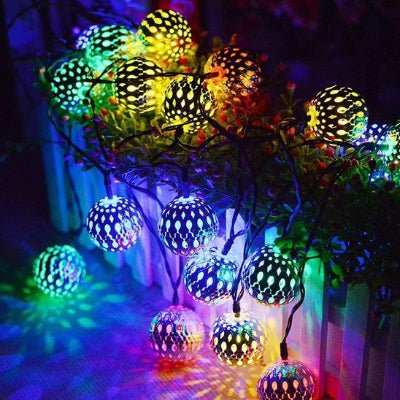 Guirlande lumineuse extérieur | Marocaine - Déco Jardin Soleil