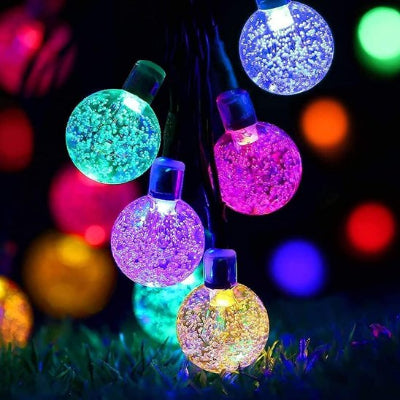 Guirlande lumineuse exterieur mini boule multicolore
