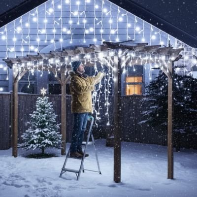 Guirlande lumineuse | Cascade - Déco Jardin Soleil