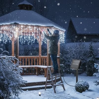 Guirlande lumineuse | Cascade - Déco Jardin Soleil