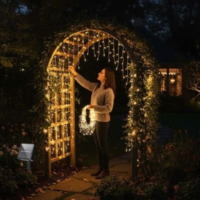 Guirlande lumineuse | Cascade - Déco Jardin Soleil