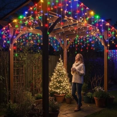 Guirlande lumineuse | Cascade - Déco Jardin Soleil