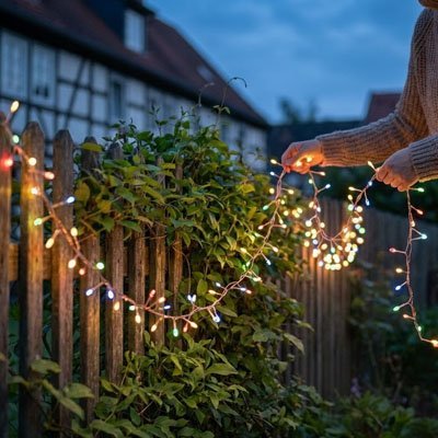 Guirlande lumineuse | Multicolore - Déco Jardin Soleil