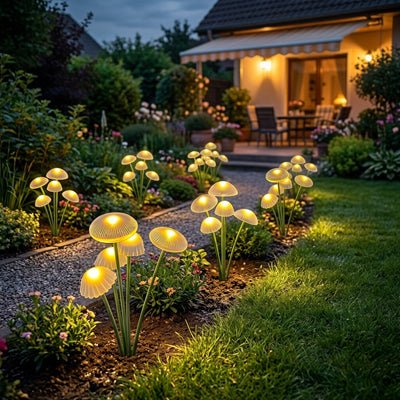 ECLAIRAGE EXTERIEUR LED | CHAMPIGNONS - Déco Jardin Soleil
