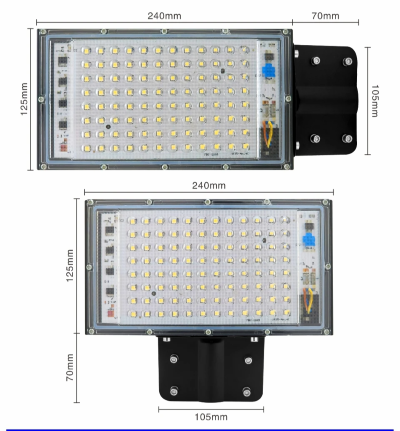 lampadaire 100W dimensions