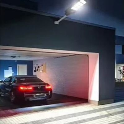 lampadaire exterieur eclairant garage