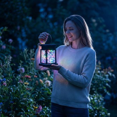 LANTERNE EXTERIEUR SOLAIRE | MICRO LED - Déco Jardin Soleil