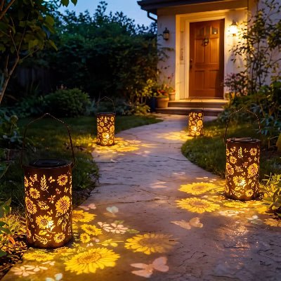 LANTERNE SOLAIRE EXTERIEUR | TOURNESOL - Déco Jardin Soleil