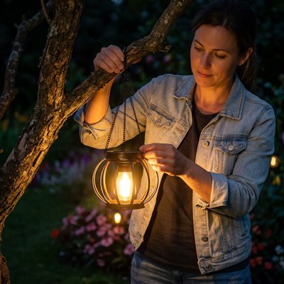 Lanterne solaire extérieur | Lennox - Déco Jardin Soleil