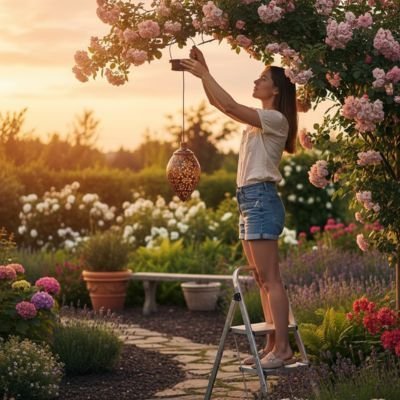 Lanterne solaire | Écologique Autonome - Déco Jardin Soleil