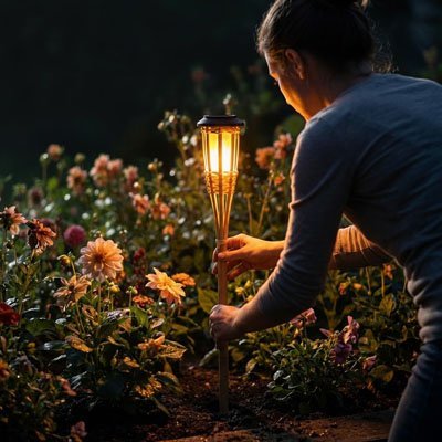 LUMINAIRE EXTERIEUR | TORCHE - Déco Jardin Soleil