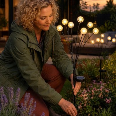 LUMINAIRE POUR EXTERIEUR | BOULE EN PELUCHE - Déco Jardin Soleil