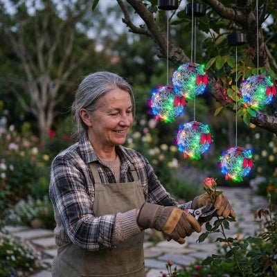 LUMINAIRE POUR EXTERIEUR | BOULE PAPILLONS - Déco Jardin Soleil