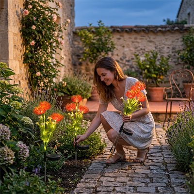 LUMINAIRES SOLAIRES EXTERIEURS | CHRYSANTHEMES - Déco Jardin Soleil