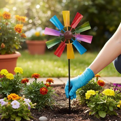 Moulin vent | Décoratif Jardin - Déco Jardin Soleil
