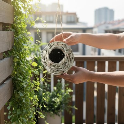 Nichoir oiseau | Écologique et Résistant - Déco Jardin Soleil