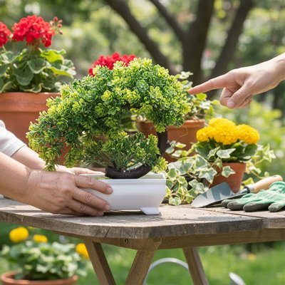 Plante artificielle | Ultra - réaliste - Déco Jardin Soleil