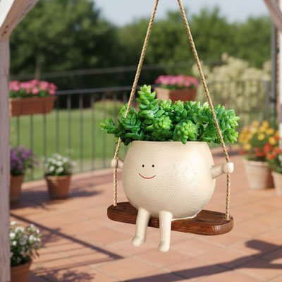 Pot de fleur suspendu | Design Vertical - Déco Jardin Soleil