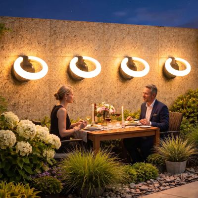 TERRASSE ECLAIRAGE EXTERIEUR | SATURNE - Déco Jardin Soleil