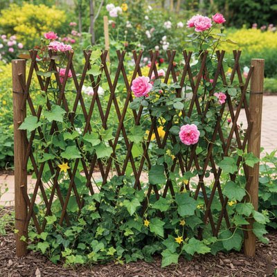 Treillis en bois | Jardin Élégant - Déco Jardin Soleil